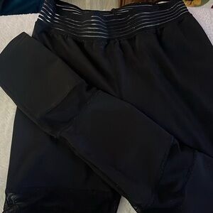 Black partially sheer leggings!!